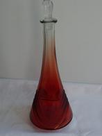 Rode karaf Paco O. Frey Cie S.A. Berne vintage design fles, Verzamelen, Merken en Reclamevoorwerpen, Ophalen of Verzenden, Zo goed als nieuw