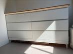 Ikea malm ladekast met plank en pootjes, Huis en Inrichting, Kasten | Ladekasten, Minder dan 100 cm, 25 tot 50 cm, Gebruikt, Ophalen of Verzenden