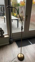 Staande flexibele leeslamp bronskleur, Huis en Inrichting, Ophalen, Gebruikt, Bronskleurig, Metaal