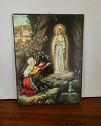 Icoon Maria op houten paneel, Ophalen of Verzenden