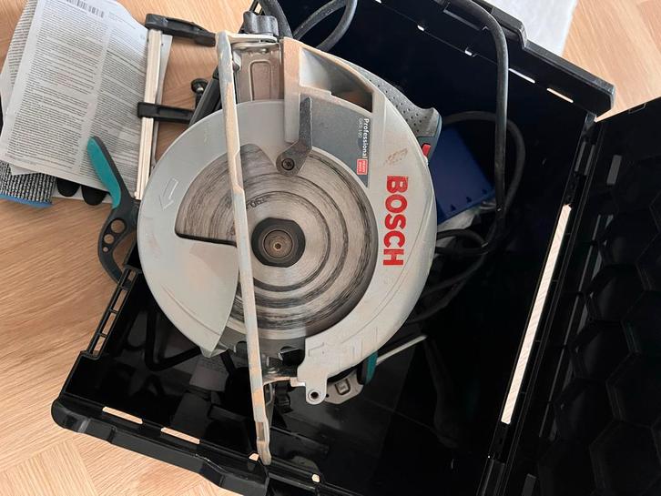 Bosch Professional GKS 90 Cirkelzaag - Zo goed als nieuw!, Doe-het-zelf en Verbouw, Gereedschap | Zaagmachines, Zo goed als nieuw