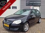 Volkswagen Polo 3-deurs 1.4-16v Turijn Airco EL.ramen CDVab., Voorwielaandrijving, Metallic lak, Zwart, Origineel Nederlands