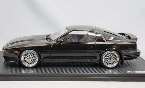 1:18 Toyota Supra 3.0GT LIMITED (MA70) Zwart - BBS LM wheels, Hobby en Vrije tijd, Modelauto's | 1:18, Nieuw, Auto, Overige merken