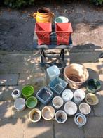 Bloempotten, Tuin en Terras, Ophalen, Kunststof, Gebruikt, Rond