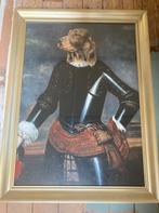Thierry Poncelet groot schilderij 59x78cm, Antiek en Kunst, Ophalen