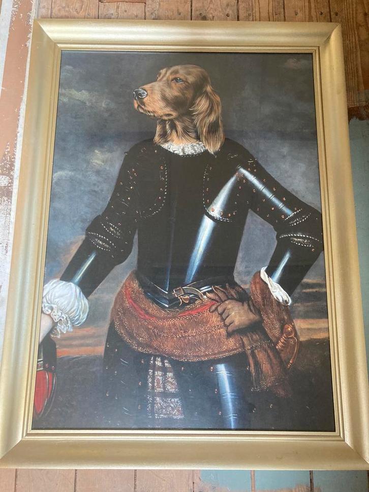 Thierry Poncelet groot schilderij 59x78cm, Antiek en Kunst, Kunst | Schilderijen | Klassiek, Ophalen