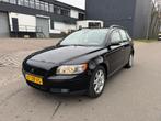 Volvo V50 2.4 140PK Geartronic 2004 Zwart LPG G3 Automaat, 74 €/maand, Zwart, Zwart, Stationwagon