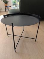 Houe Edge zwart bijzettafel, Metaal of Aluminium, Rond, 55 tot 75 cm, Zo goed als nieuw
