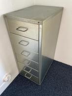 Metalen lade kastje vintage retro, Ophalen, Minder dan 50 cm, Vintage, Zo goed als nieuw