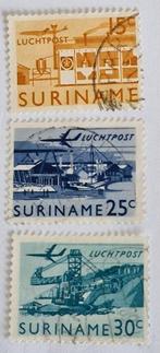 Suriname 1972 - nvph LP36-LP38 - Landschappen, Postzegels en Munten, Postzegels | Suriname, Ophalen of Verzenden, Gestempeld