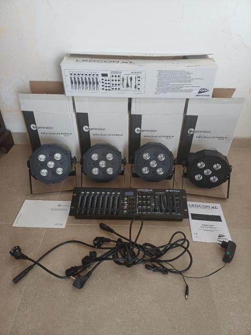 4X led par met Sturing van Jb systems, Muziek en Instrumenten, Licht en Laser, Nieuw, Licht, Kleur, Stroboscoopeffect, Ophalen of Verzenden