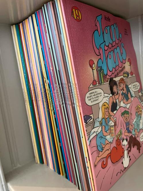 Jan Jans en de kinderen - 38 stripboeken, Boeken, Stripboeken, Gelezen, Meerdere stripboeken, Ophalen