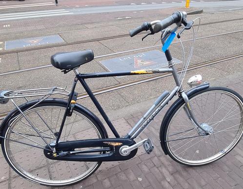 Gazelle handremmen 3 versnellingen, Fietsen en Brommers, Fietsen | Heren | Herenfietsen, Zo goed als nieuw, Gazelle, 57 tot 61 cm