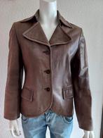 Boterzacht bruin leren jasje van Leather Sound, maat 38, Maat 38/40 (M), Bruin, Ophalen of Verzenden, Zo goed als nieuw