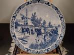 Delfs blauw koets en molen, Antiek en Kunst, Ophalen of Verzenden