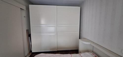 Kledingkast 2 schuifdeuren, Huis en Inrichting, Kasten | Kledingkasten, Gebruikt, 200 cm of meer, 200 cm of meer, 50 tot 75 cm