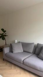 Loods 5 grijze bank met kussens en zwart stalen poten, Huis en Inrichting, Banken | Bankstellen, Ophalen, Gebruikt, 100 tot 125 cm