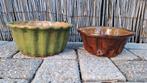 Antieke Aardewerken Puddingvormen, Ophalen of Verzenden