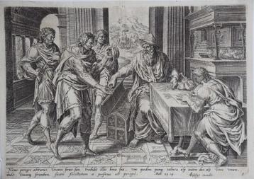 Harmen Jansz Muller gravure "Homo peregre Abiturus..." beschikbaar voor biedingen