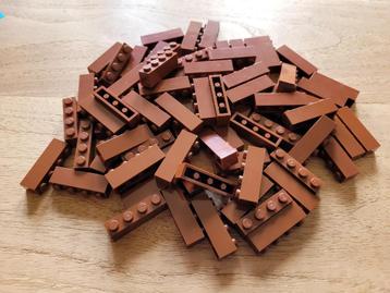 Partij J598=100x Nieuwe Lego stenen 1x4 (Meerdere setjes) beschikbaar voor biedingen