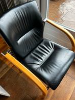 Leolux Cimaronne Design Stoelen - Set van 4, Huis en Inrichting, Stoelen, Ophalen, Gebruikt, Zwart, Leer