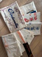 Vintage beddengoed 1 persoons, Eenpersoons, Wit, Overige typen, Ophalen of Verzenden