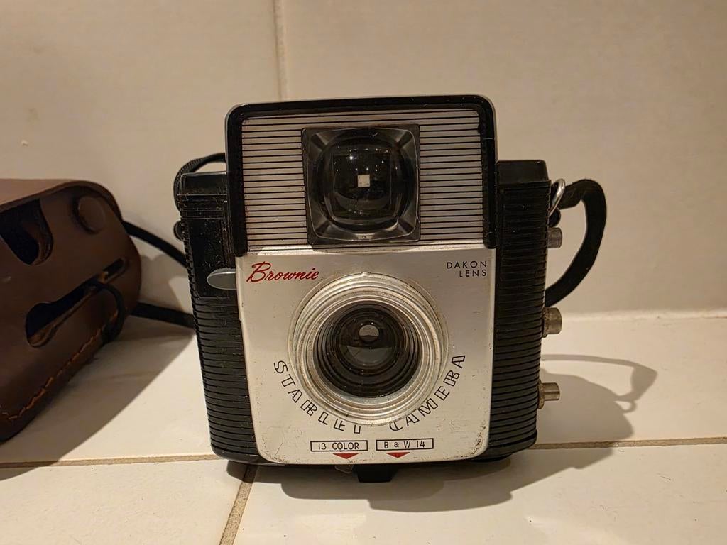 Brownie Starlet compactcamera met tasje, Ophalen of Verzenden, Gebruikt, Compact, Overige Merken
