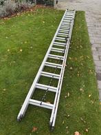 Dirks Schuifladder 2x18, Doe-het-zelf en Verbouw, Ophalen, Gebruikt, Ladder, Opvouwbaar of Inschuifbaar