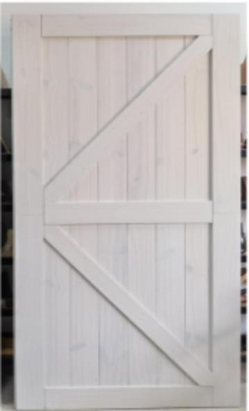 GROTE UITVERKOOP! OP=OP! Witte houten deur – 2150x950x35 mm beschikbaar voor biedingen