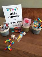 Kids corner voor bruiloften of ander feest, Ophalen, Zo goed als nieuw, Overige