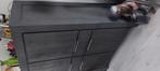 Kast antraciet 140 x 50 x 170 prijs € 200 tel. 06 28332938, Huis en Inrichting, Ophalen of Verzenden, Zo goed als nieuw, 125 cm of meer
