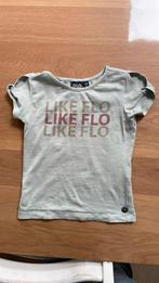 Like Flo t-shirt maat 110 lichtgroen, Meisje, Ophalen of Verzenden, Zo goed als nieuw, Shirt of Longsleeve