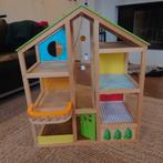 Gaaf!! Hape Poppenhuis Gemeubileerd + veel aanvullende sets!, Ophalen, Gebruikt, Poppenhuis