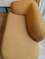 Leolux Flint design bank Divan ploeg stof mosterd oker  geel, Ophalen, 150 tot 200 cm, 75 tot 100 cm, Zo goed als nieuw