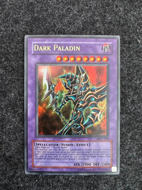 Dark Paladin MFC-105, Hobby en Vrije tijd, Verzamelkaartspellen | Yu-gi-Oh!, Gebruikt, Losse kaart, Ophalen of Verzenden