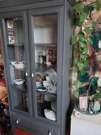 Massief grenen Ikea vitrine kast, Ophalen, Gebruikt, 25 tot 50 cm, 150 tot 200 cm