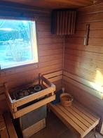 Inbouw sauna in schuurtje, Ophalen, Gebruikt, Complete sauna