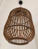Rotan houten sfeer lamp 60 cm, Huis en Inrichting, Lampen | Lampenkappen, Ophalen of Verzenden, Zo goed als nieuw, Rond, 50 cm of meer