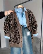 Leopard vest bruin zwart one size S M L, Maat 38/40 (M), Bruin, Nieuw, Ophalen of Verzenden