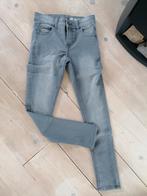 Stoere meisjes skinny HEMA, grijs. Maat 140, Broek, Meisje, Ophalen of Verzenden, Zo goed als nieuw
