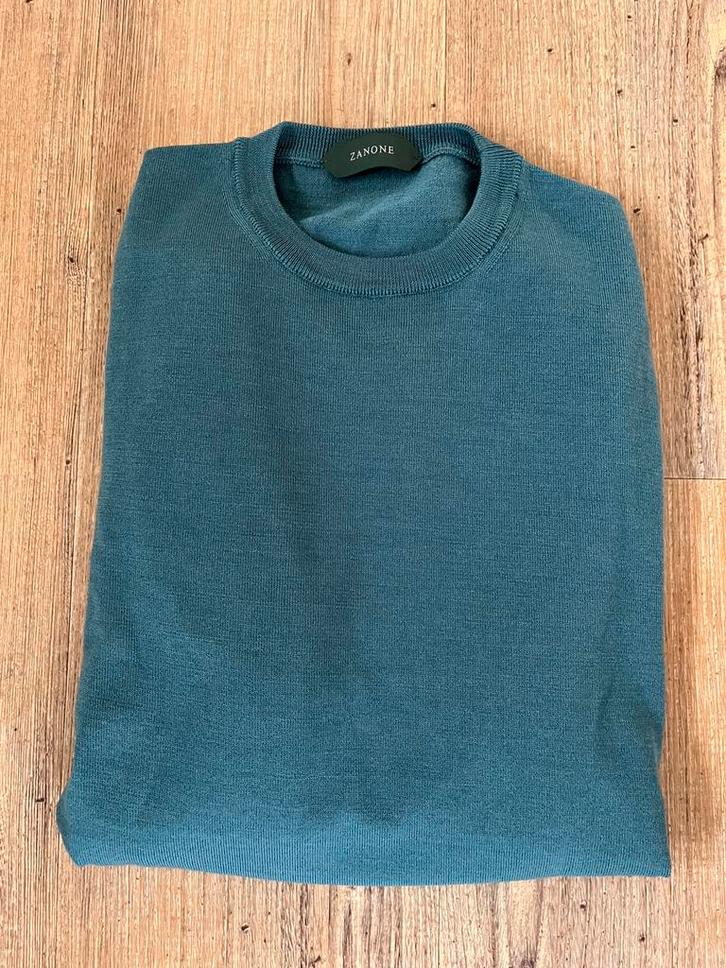 Slowear Zanone Flexwool Pullover, maat 50, Kleding | Heren, Truien en Vesten, Zo goed als nieuw, Maat 48/50 (M), Ophalen of Verzenden