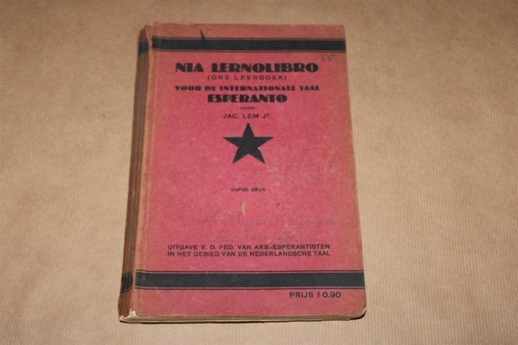 Oud leerboek Esperanto - 1932, Boeken, Geschiedenis | Wereld, Gelezen, Europa, Ophalen of Verzenden