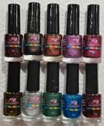 NAIL ART KORNELIYA MATALDROPS 5ML SET VAN 10 STUKS NIEUW!!!, Ophalen of Verzenden, Nieuw, Overige kleuren, Handen en Nagels
