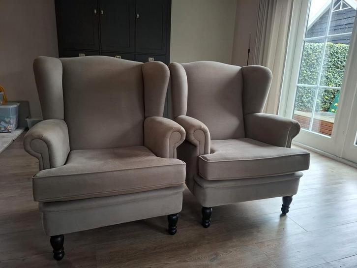 2 Fauteuils - Klassiek en Comfortabel, Huis en Inrichting, Fauteuils, Gebruikt, Stof, 50 tot 75 cm, 75 tot 100 cm, Verzenden