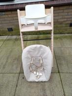 Stokke Tripp Trapp stoel, met newbornset en babyset, Ophalen, Gebruikt, Meegroeistoel, Stoelverkleiner