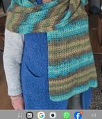 Gehaakte sjaal met wol 165 cm lang!!!, Kleding | Dames, Mutsen, Sjaals en Handschoenen, Ophalen, Zo goed als nieuw, Maat 46/48 (XL) of groter