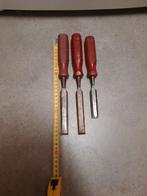 Nooitgedagt  nooitgedacht  beitels 3x beitel, Doe-het-zelf en Verbouw, Gereedschap | Handgereedschap, Ophalen of Verzenden, Gebruikt