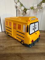 Robocar Poli Schoolbus opbergkoffer voor autootjes, Ophalen of Verzenden, Gebruikt