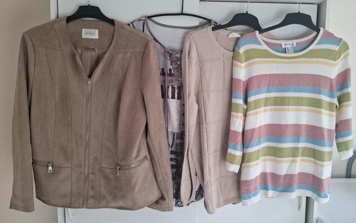 Dameskleding pakket maat 42/44 - Mona suedine jasje, Kleding | Dames, Overige Dameskleding, Ophalen of Verzenden