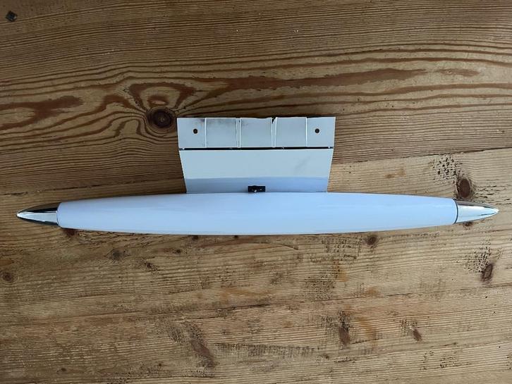 Luxe Design Badkamerlamp | Chroom/Wit | Spiegellamp, Huis en Inrichting, Lampen | Overige, Zo goed als nieuw, Ophalen of Verzenden